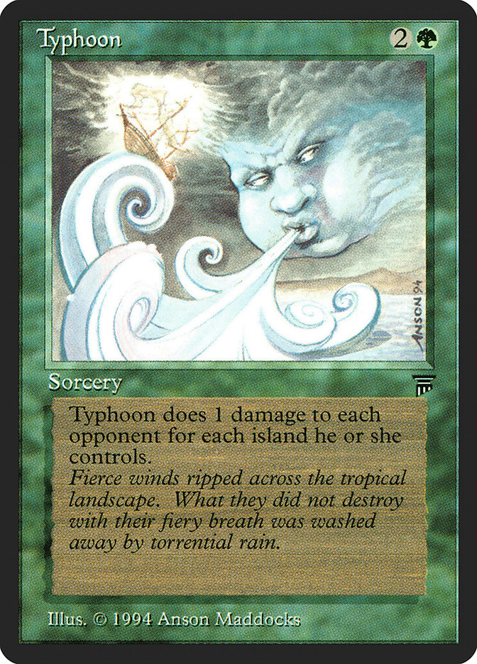 Typhoon [Legends] MTG Single Magic: The Gathering    | Red Claw Gaming