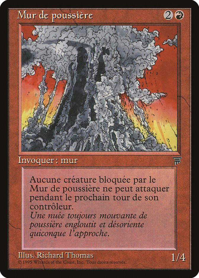 Wall of Dust (French) - "Mur de poussiere" [Renaissance] MTG Single Magic: The Gathering    | Red Claw Gaming