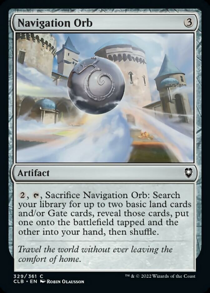 Navigation Orb [Commander Legends: Battle for Baldur's Gate] MTG Single Magic: The Gathering    | Red Claw Gaming