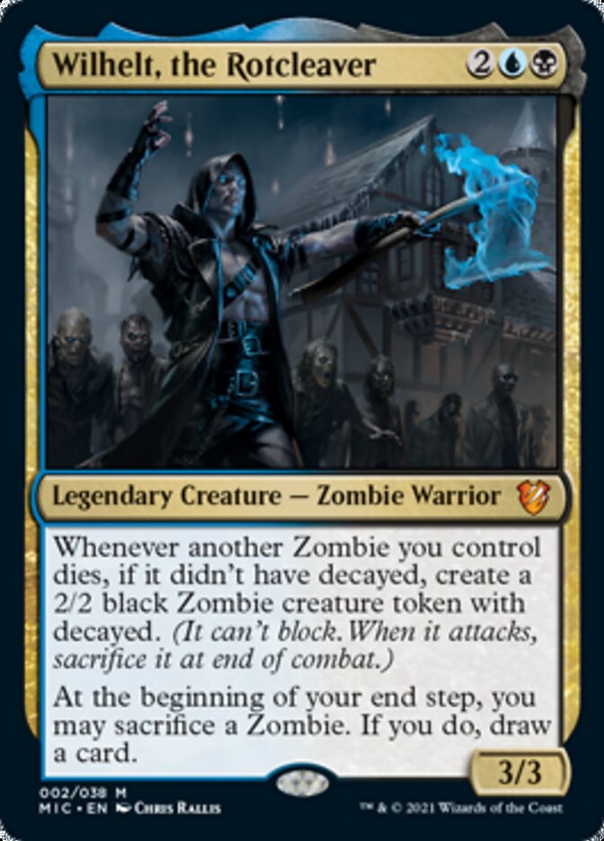 Wilhelt, the Rotcleaver (Display Commander) [Innistrad: Midnight Hunt Commander] MTG Single Magic: The Gathering    | Red Claw Gaming