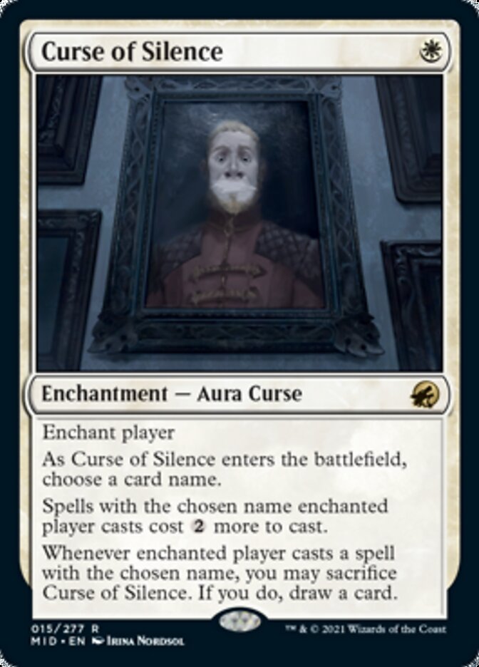 Curse of Silence [Innistrad: Midnight Hunt] MTG Single Magic: The Gathering    | Red Claw Gaming