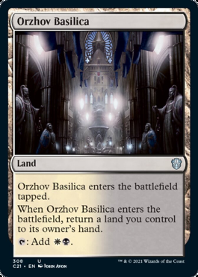 Orzhov Basilica [Commander 2021] MTG Single Magic: The Gathering    | Red Claw Gaming