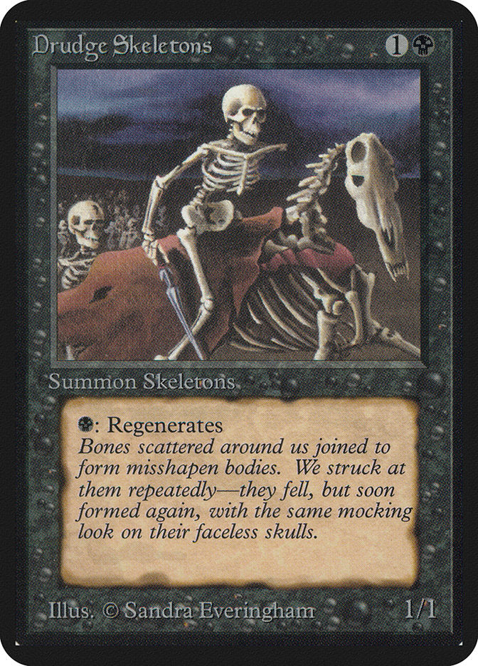 Drudge Skeletons [Alpha Edition] MTG Single Magic: The Gathering    | Red Claw Gaming
