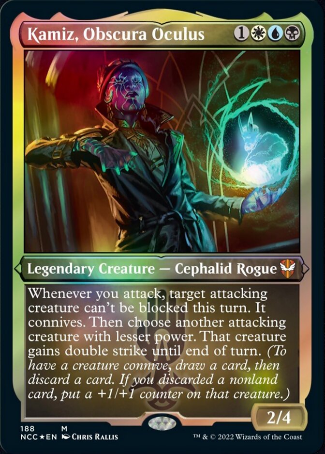 Kamiz, Obscura Oculus (Display Commander) [Streets of New Capenna Commander] MTG Single Magic: The Gathering    | Red Claw Gaming