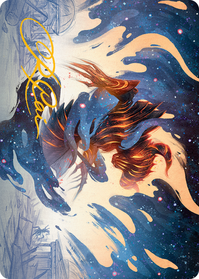 Collective Nightmare Art Card (Gold-Stamped Signature) [March of the Machine Art Series] MTG Single Magic: The Gathering    | Red Claw Gaming