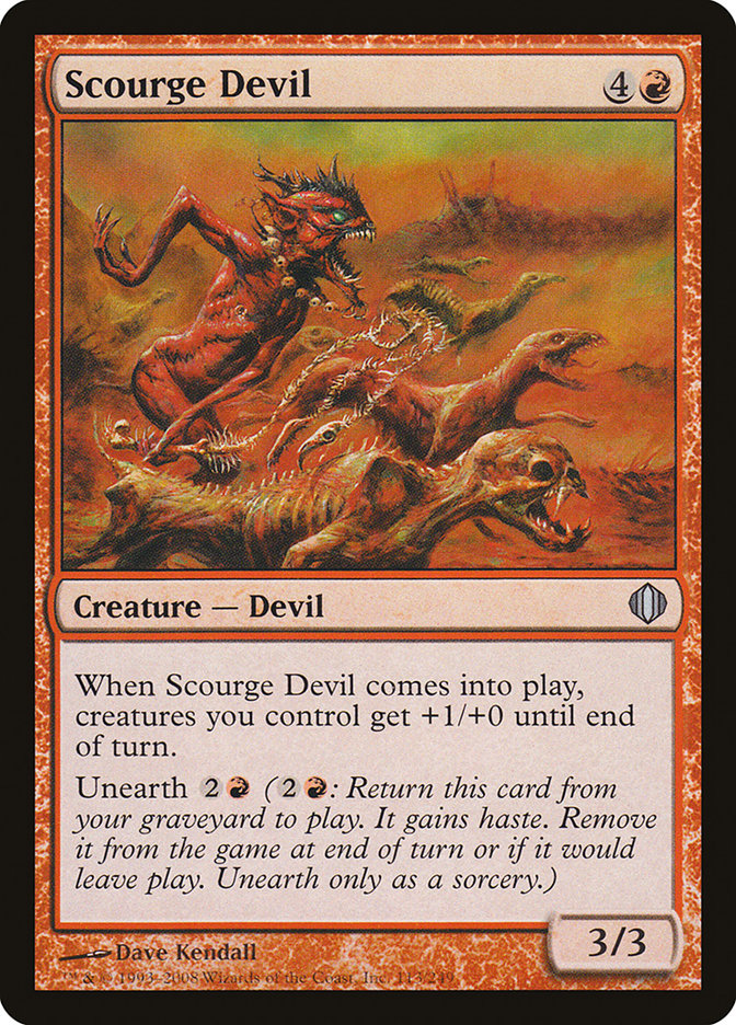 Scourge Devil [Shards of Alara] MTG Single Magic: The Gathering    | Red Claw Gaming