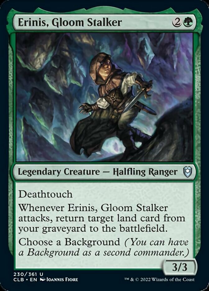 Erinis, Gloom Stalker [Commander Legends: Battle for Baldur's Gate] MTG Single Magic: The Gathering    | Red Claw Gaming
