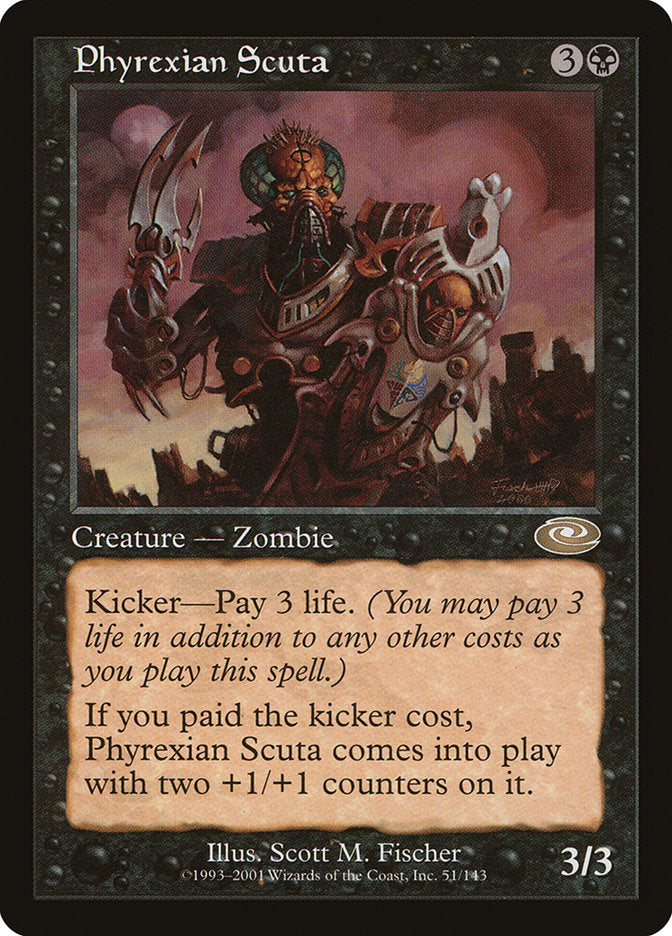 Phyrexian Scuta [Planeshift] MTG Single Magic: The Gathering    | Red Claw Gaming