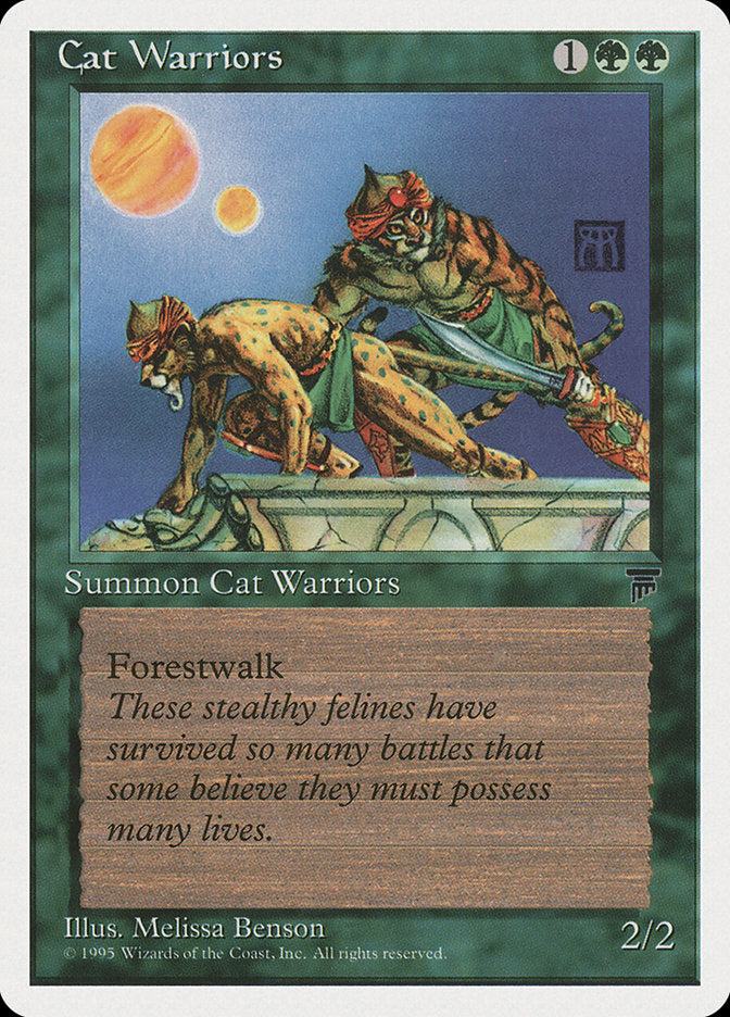 Cat Warriors [Chronicles] MTG Single Magic: The Gathering    | Red Claw Gaming