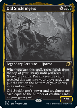 Old Stickfingers [Innistrad: Double Feature] MTG Single Magic: The Gathering    | Red Claw Gaming