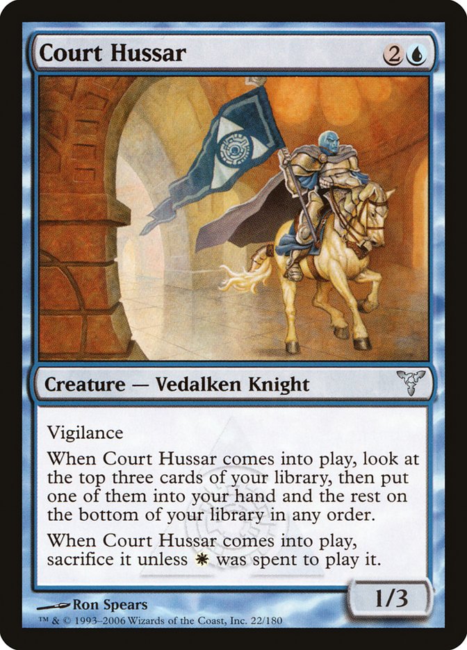 Court Hussar [Dissension] MTG Single Magic: The Gathering    | Red Claw Gaming