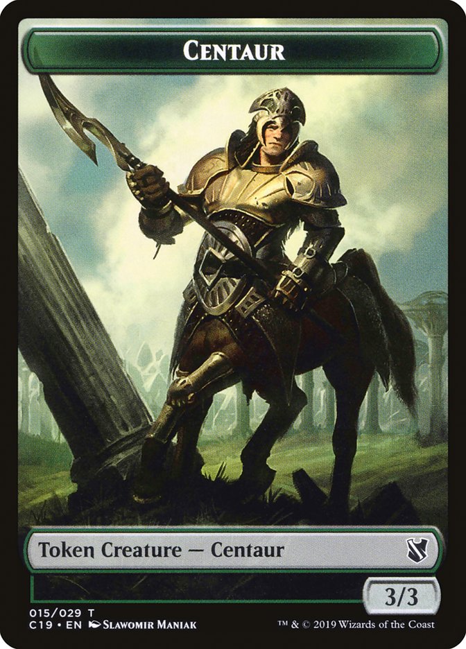 Centaur Token [Commander 2019 Tokens] MTG Single Magic: The Gathering    | Red Claw Gaming