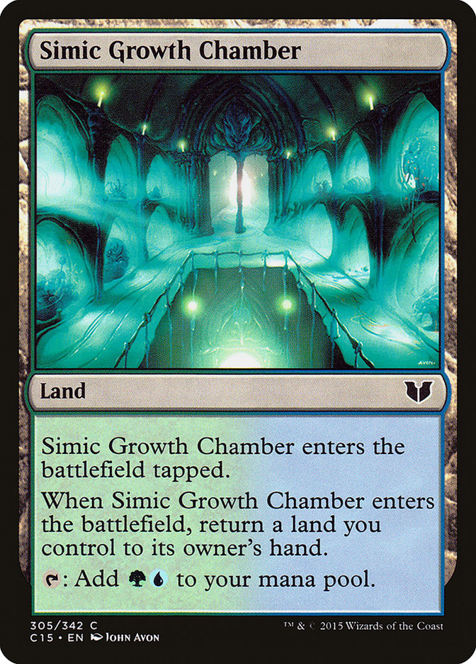 Simic Growth Chamber [Commander 2015] MTG Single Magic: The Gathering    | Red Claw Gaming