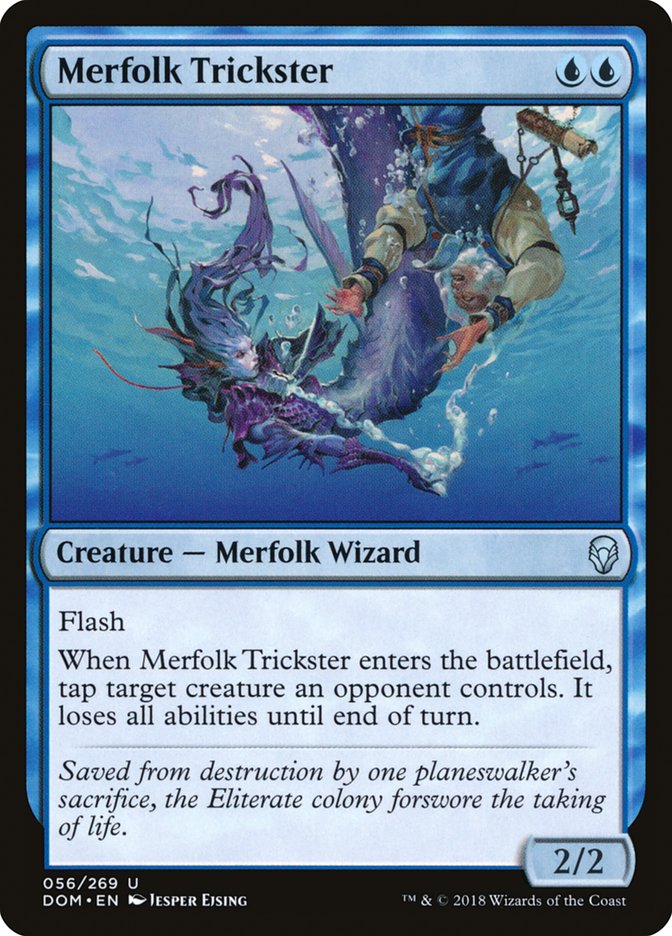 Merfolk Trickster [Dominaria] MTG Single Magic: The Gathering    | Red Claw Gaming