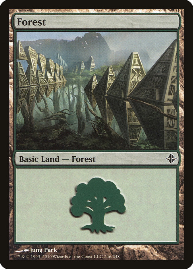 Forest (246) [Rise of the Eldrazi] MTG Single Magic: The Gathering    | Red Claw Gaming