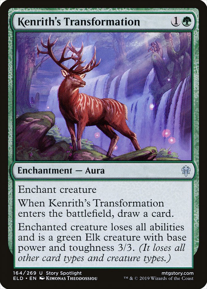Kenrith's Transformation [Throne of Eldraine] MTG Single Magic: The Gathering    | Red Claw Gaming