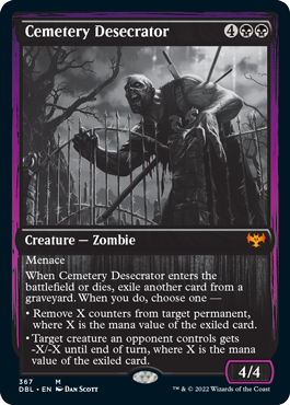 Cemetery Desecrator [Innistrad: Double Feature] MTG Single Magic: The Gathering    | Red Claw Gaming