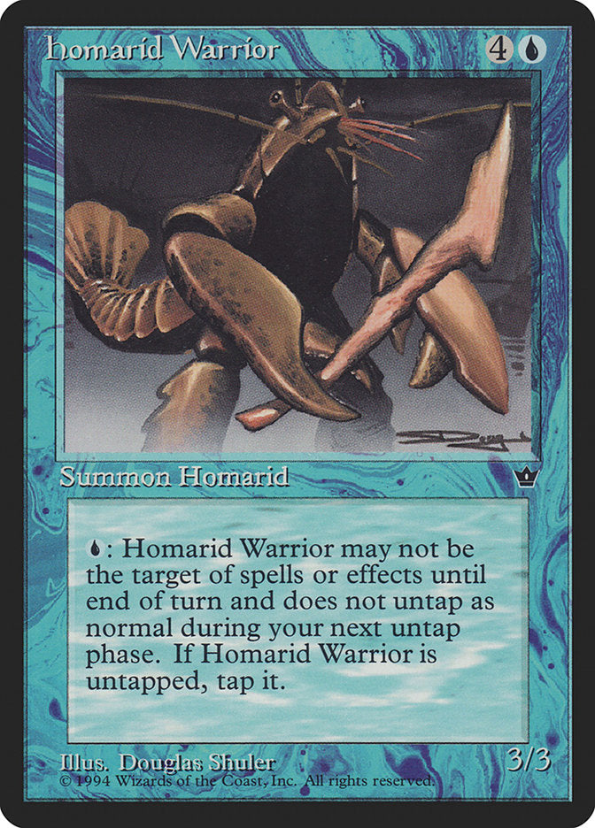 Homarid Warrior (Douglas Shuler) [Fallen Empires] MTG Single Magic: The Gathering    | Red Claw Gaming