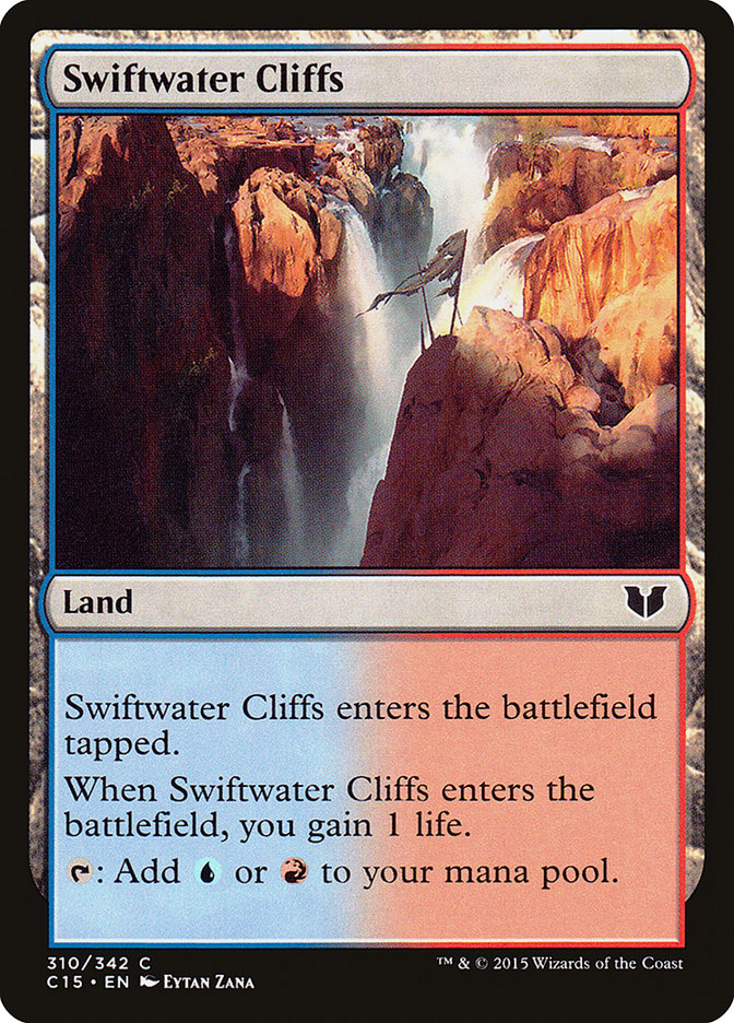 Swiftwater Cliffs [Commander 2015] MTG Single Magic: The Gathering    | Red Claw Gaming