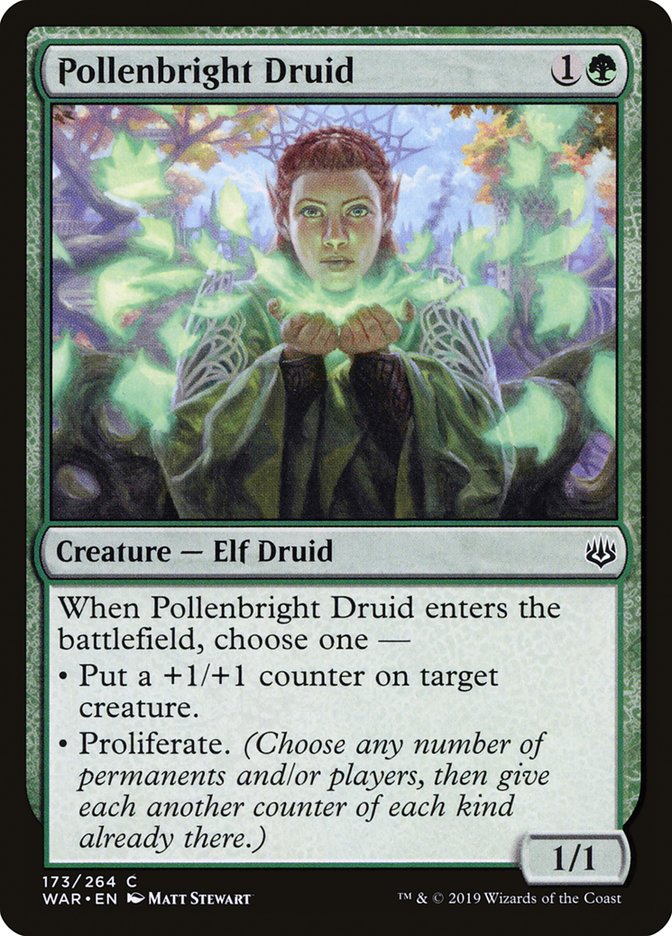 Pollenbright Druid [War of the Spark] MTG Single Magic: The Gathering    | Red Claw Gaming