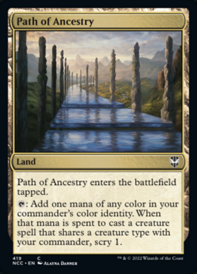 Path of Ancestry [Streets of New Capenna Commander] MTG Single Magic: The Gathering    | Red Claw Gaming