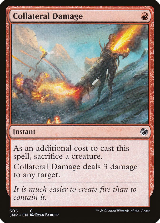 Collateral Damage [Jumpstart] MTG Single Magic: The Gathering    | Red Claw Gaming