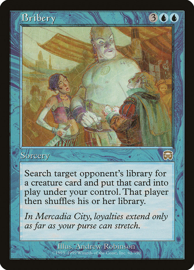 Bribery [Mercadian Masques] MTG Single Magic: The Gathering    | Red Claw Gaming