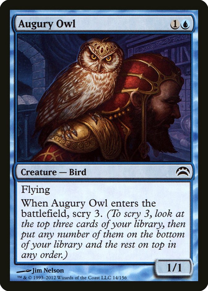 Augury Owl [Planechase 2012] MTG Single Magic: The Gathering    | Red Claw Gaming