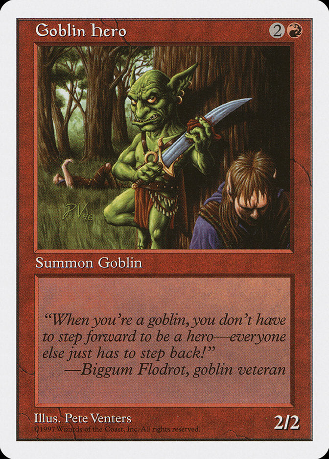 Goblin Hero [Fifth Edition] MTG Single Magic: The Gathering    | Red Claw Gaming