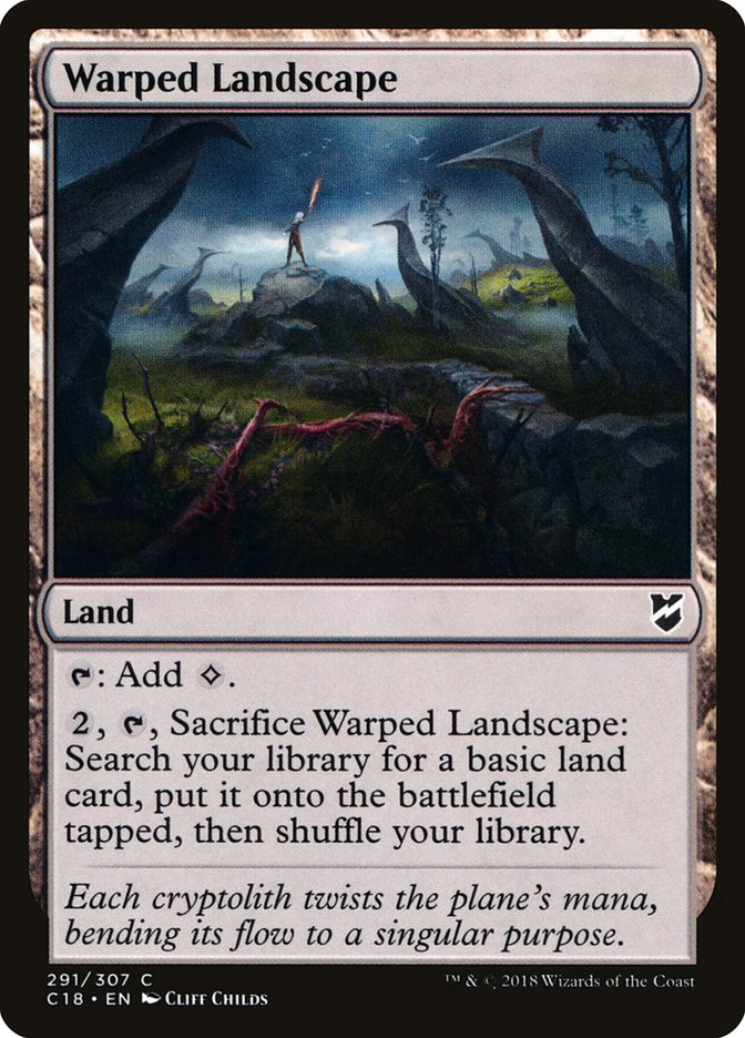 Warped Landscape [Commander 2018] MTG Single Magic: The Gathering    | Red Claw Gaming