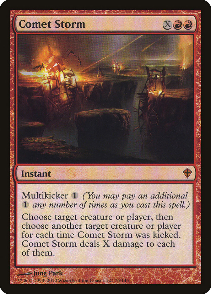 Comet Storm [Worldwake] MTG Single Magic: The Gathering    | Red Claw Gaming