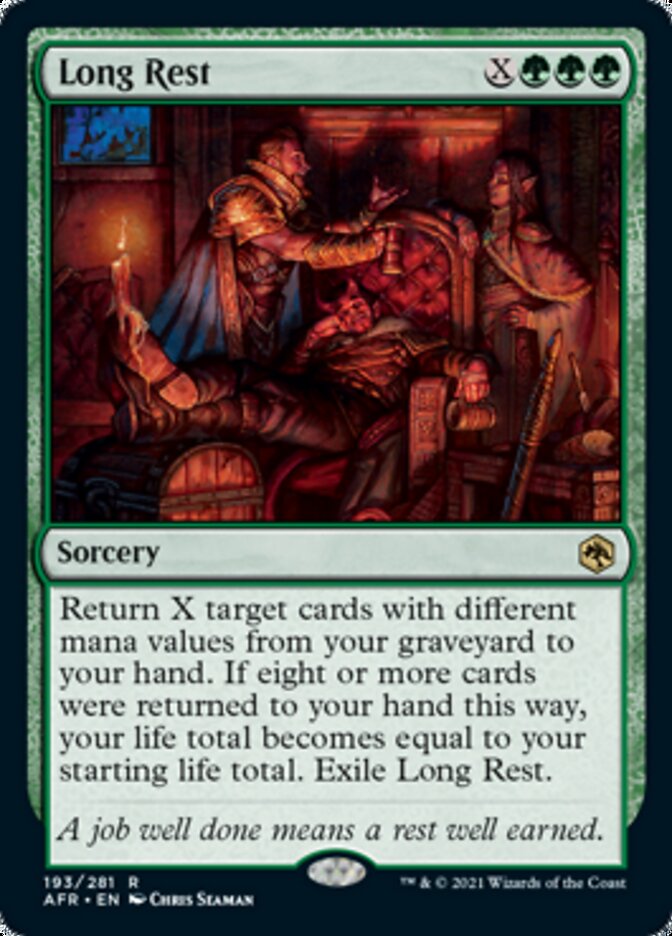 Long Rest [Dungeons & Dragons: Adventures in the Forgotten Realms] MTG Single Magic: The Gathering    | Red Claw Gaming