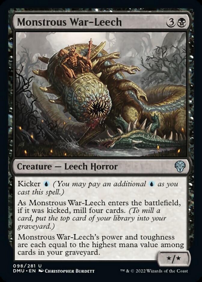 Monstrous War-Leech [Dominaria United] MTG Single Magic: The Gathering    | Red Claw Gaming
