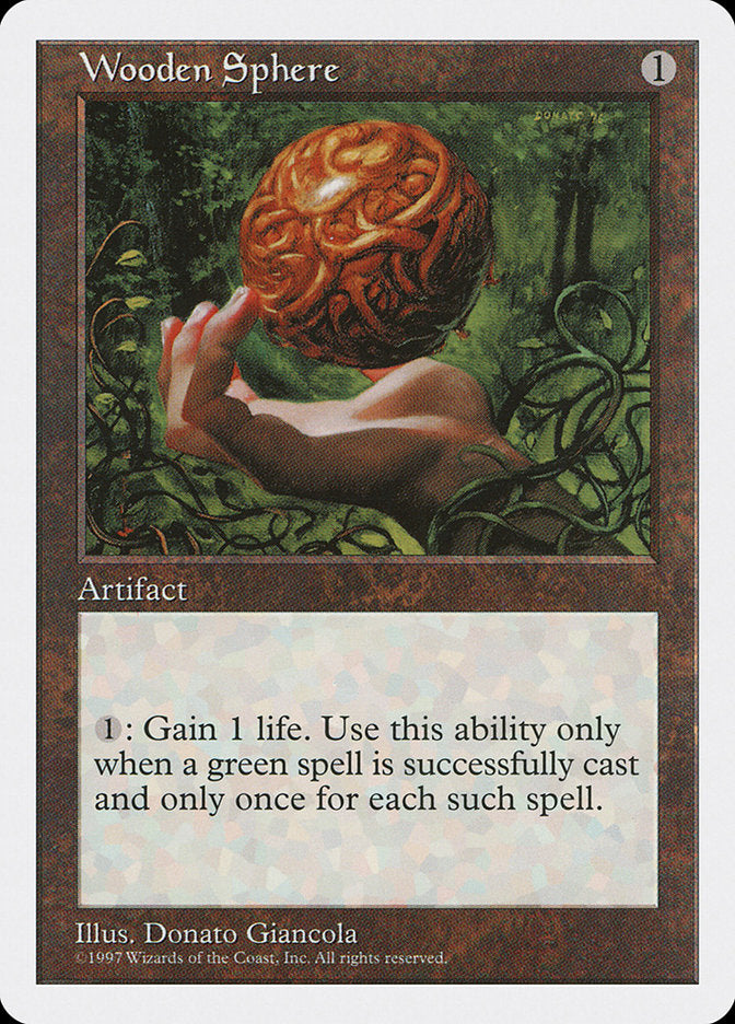 Wooden Sphere [Fifth Edition] MTG Single Magic: The Gathering    | Red Claw Gaming