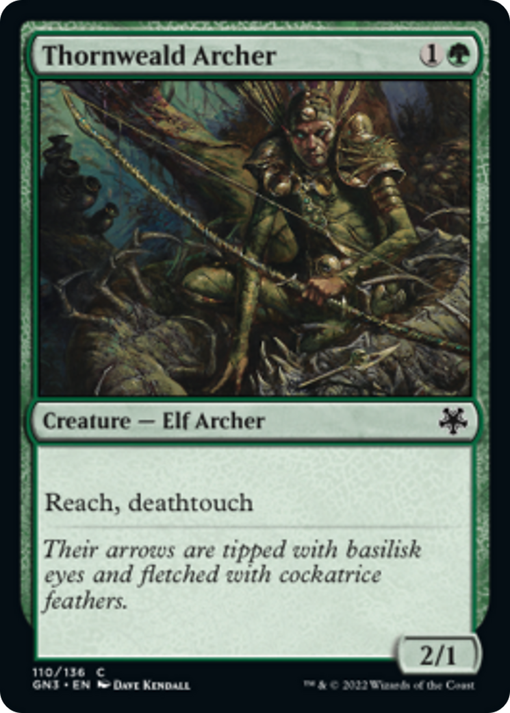Thornweald Archer [Game Night: Free-for-All] MTG Single Magic: The Gathering    | Red Claw Gaming