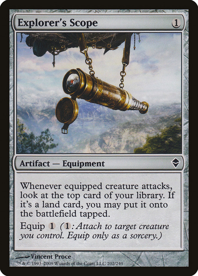 Explorer's Scope [Zendikar] MTG Single Magic: The Gathering    | Red Claw Gaming