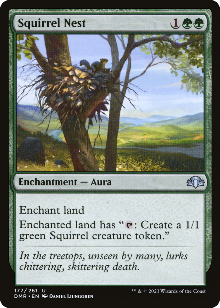 Squirrel Nest [Dominaria Remastered] MTG Single Magic: The Gathering    | Red Claw Gaming