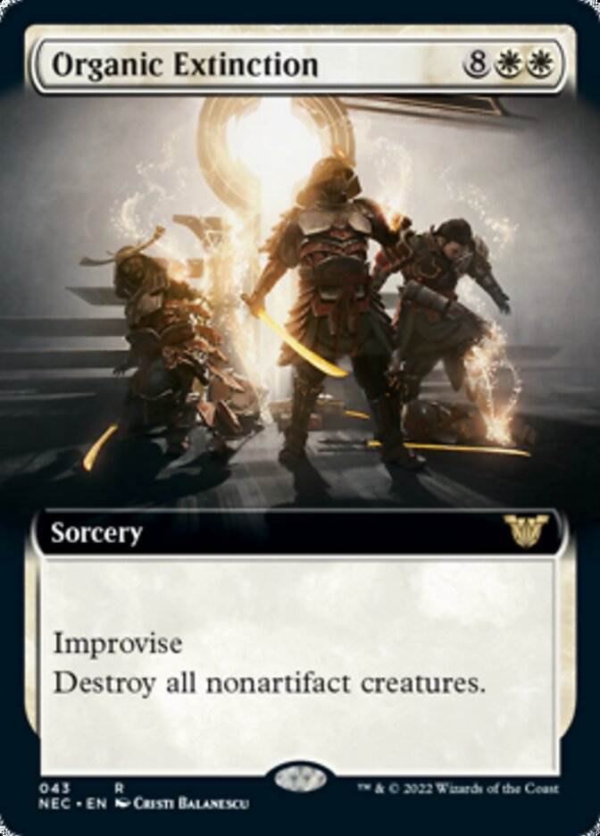 Organic Extinction (Extended Art) [Kamigawa: Neon Dynasty Commander] MTG Single Magic: The Gathering    | Red Claw Gaming