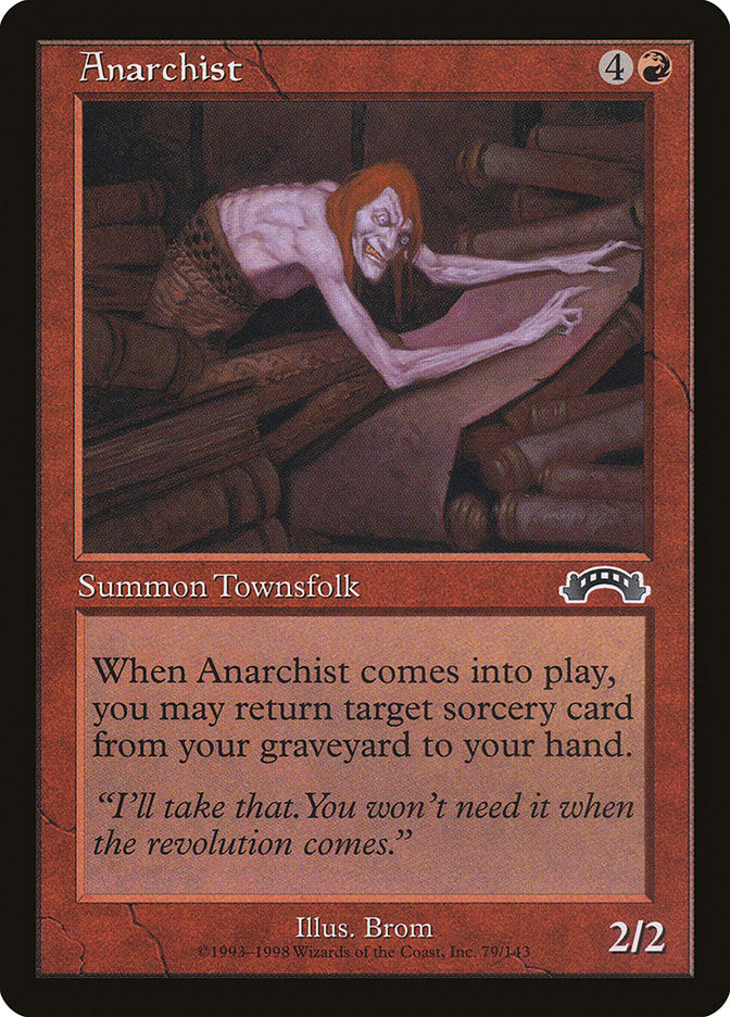 Anarchist [Exodus] MTG Single Magic: The Gathering    | Red Claw Gaming