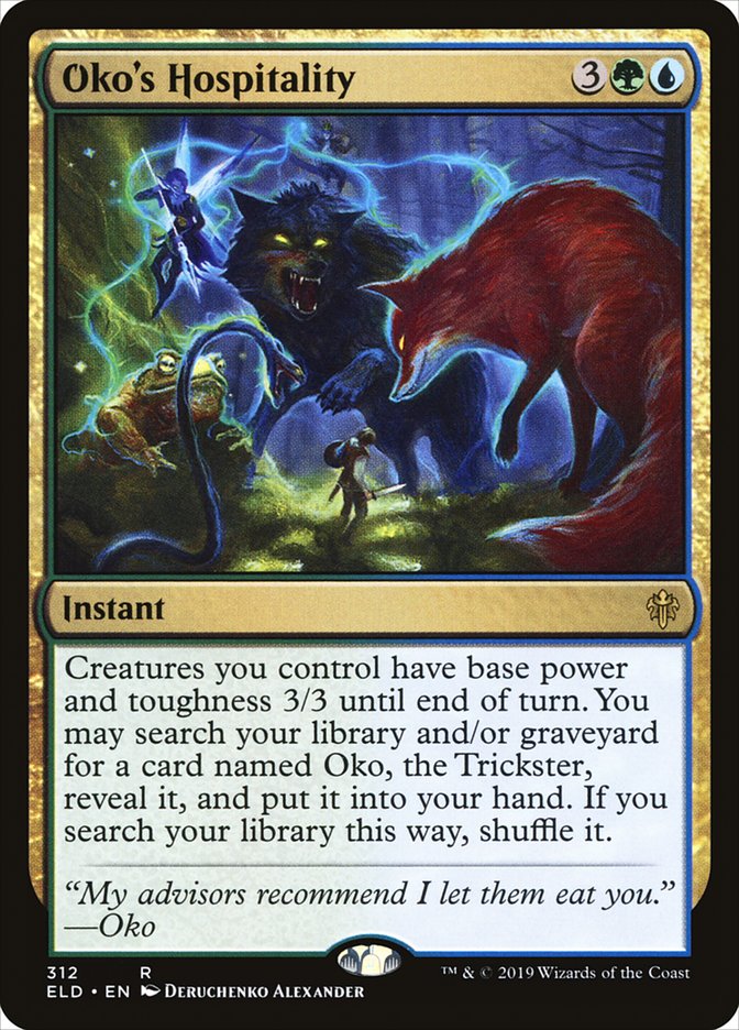 Oko's Hospitality [Throne of Eldraine] MTG Single Magic: The Gathering    | Red Claw Gaming