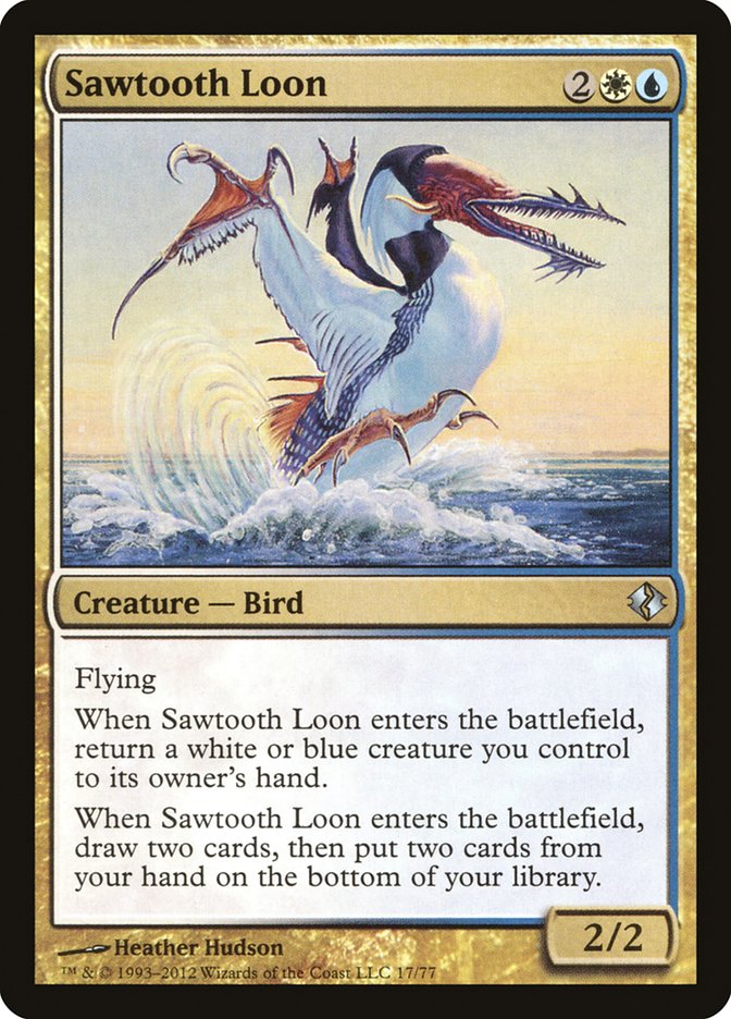 Sawtooth Loon [Duel Decks: Venser vs. Koth] MTG Single Magic: The Gathering    | Red Claw Gaming