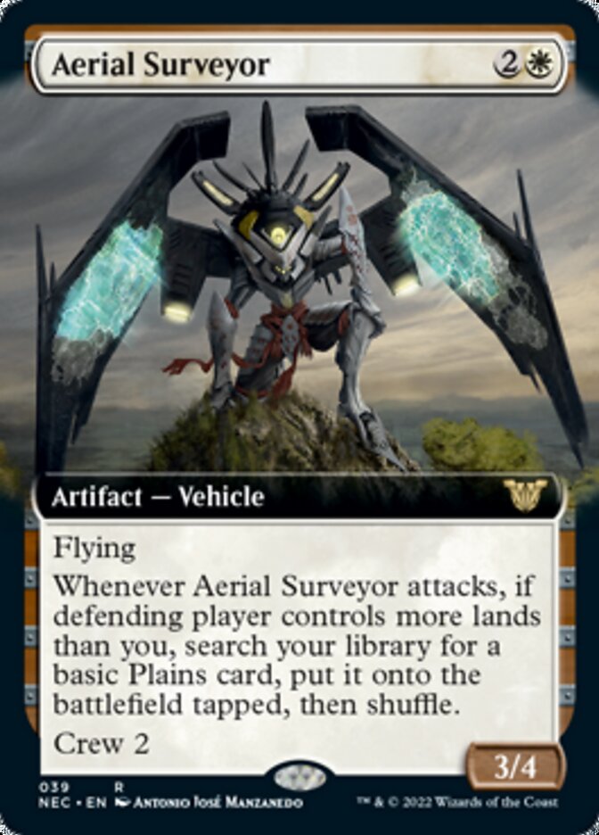 Aerial Surveyor (Extended Art) [Kamigawa: Neon Dynasty Commander] MTG Single Magic: The Gathering    | Red Claw Gaming