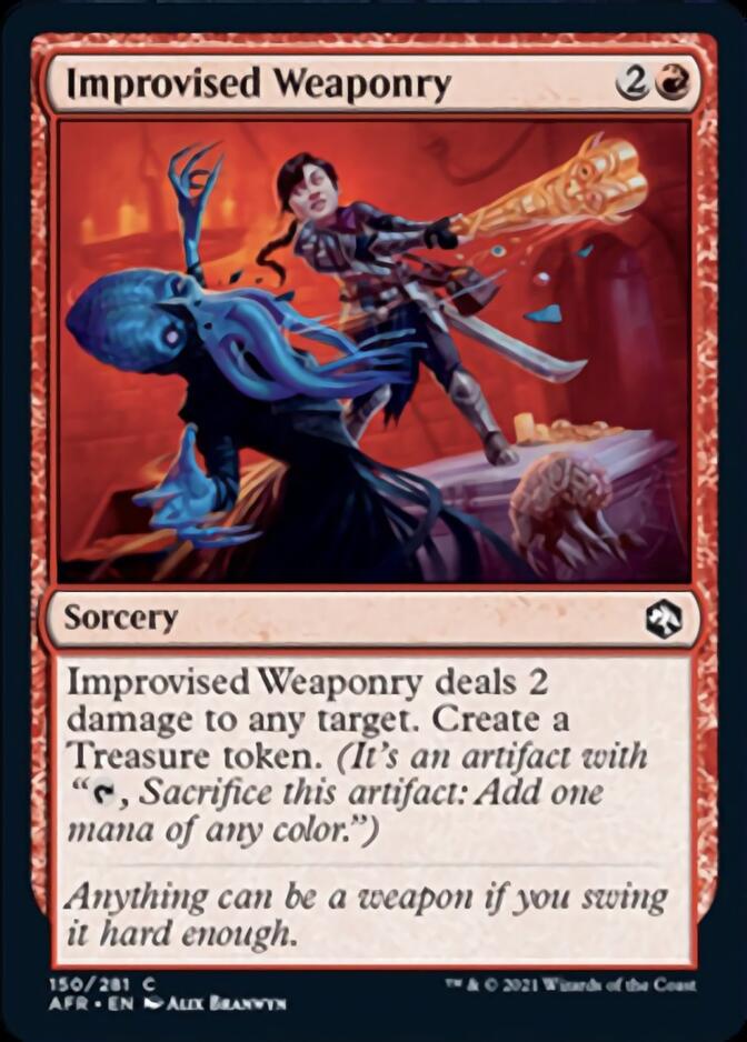 Improvised Weaponry [Dungeons & Dragons: Adventures in the Forgotten Realms] MTG Single Magic: The Gathering    | Red Claw Gaming