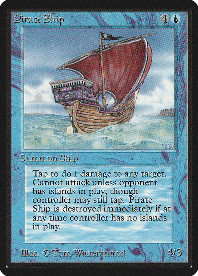 Pirate Ship [Beta Edition] MTG Single Magic: The Gathering    | Red Claw Gaming
