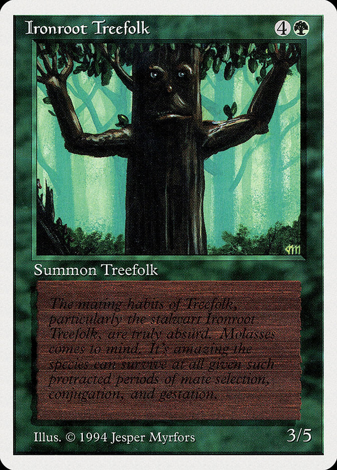 Ironroot Treefolk [Summer Magic / Edgar] MTG Single Magic: The Gathering    | Red Claw Gaming