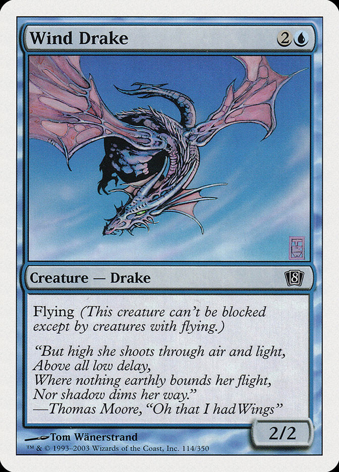Wind Drake [Eighth Edition] MTG Single Magic: The Gathering    | Red Claw Gaming