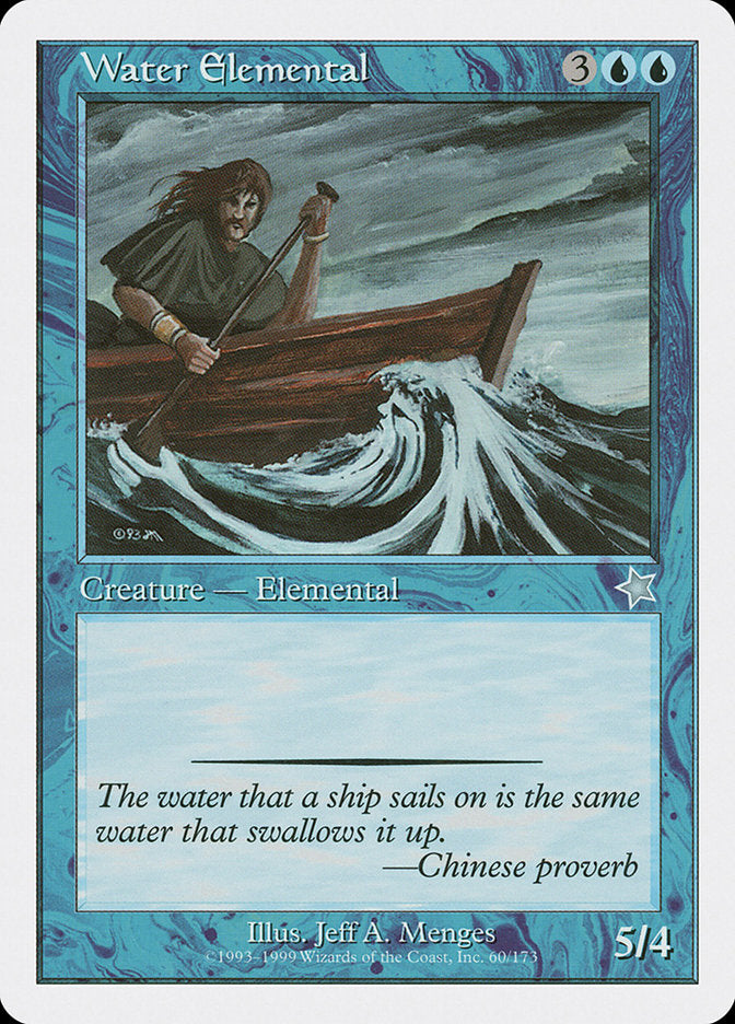 Water Elemental [Starter 1999] MTG Single Magic: The Gathering    | Red Claw Gaming