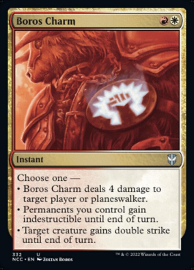 Boros Charm [Streets of New Capenna Commander] MTG Single Magic: The Gathering    | Red Claw Gaming