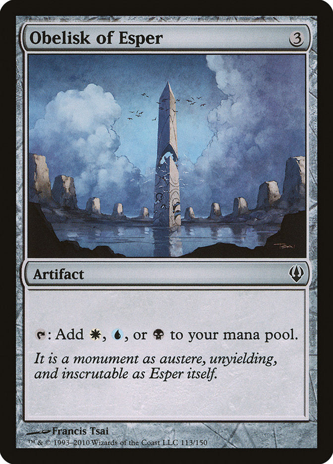 Obelisk of Esper [Archenemy] MTG Single Magic: The Gathering    | Red Claw Gaming