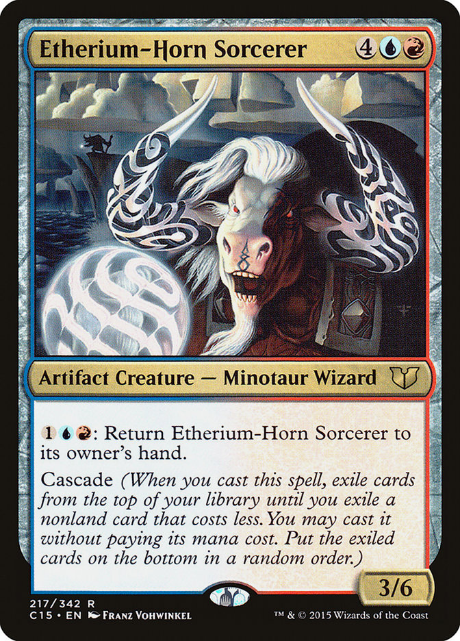 Etherium-Horn Sorcerer [Commander 2015] MTG Single Magic: The Gathering    | Red Claw Gaming
